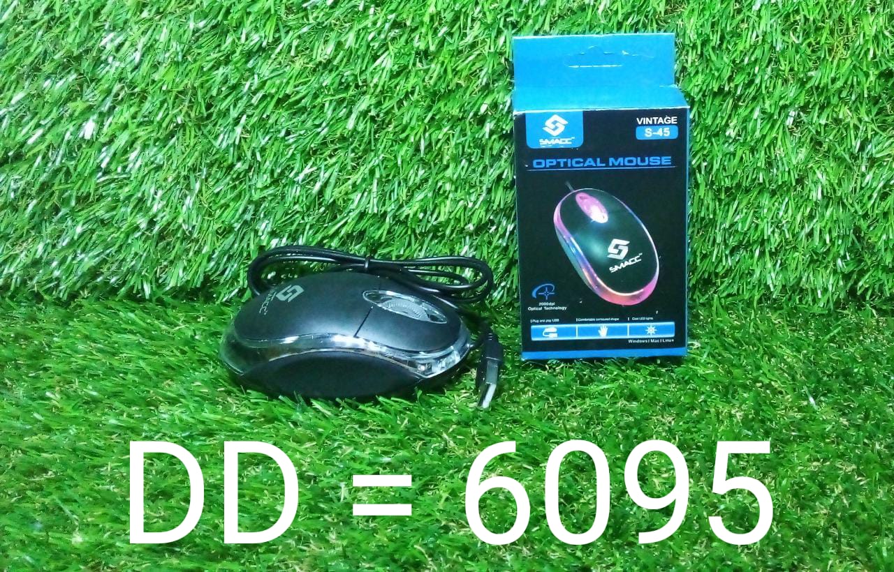 6095 USB Optical Mouse For Computer DeoDap