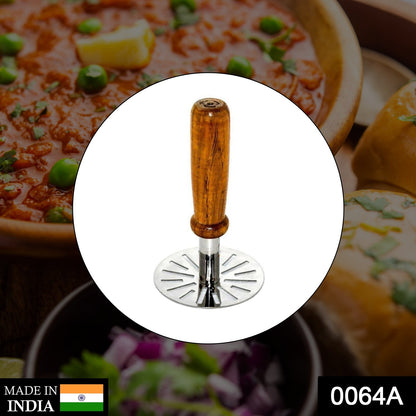 0064A Paubhaji Masher used in all kinds of household and kitchen places for mashing and making paubhajis. DeoDap