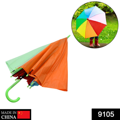 9105 Rainbow Umbrella for Men & Women (Multicolor) DeoDap