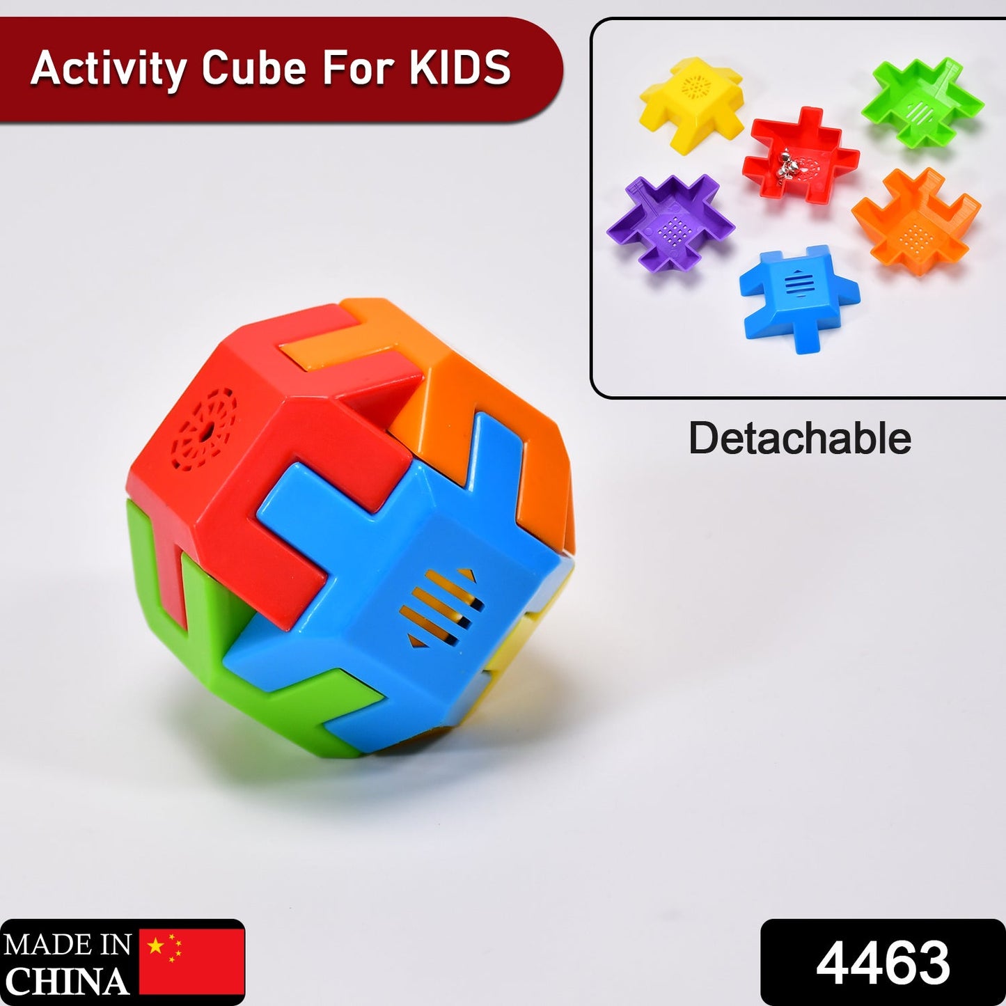 4463 Octa Cube Activity Cube - Multicolor DeoDap