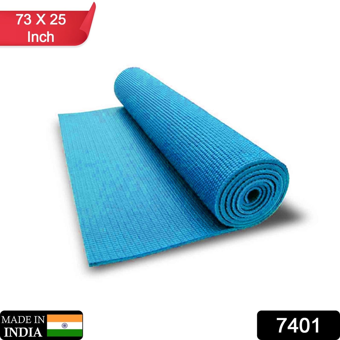 7401 Yoga Mat, Exercise Mat for Workout, Yoga Fitness Pilates and Meditation DeoDap