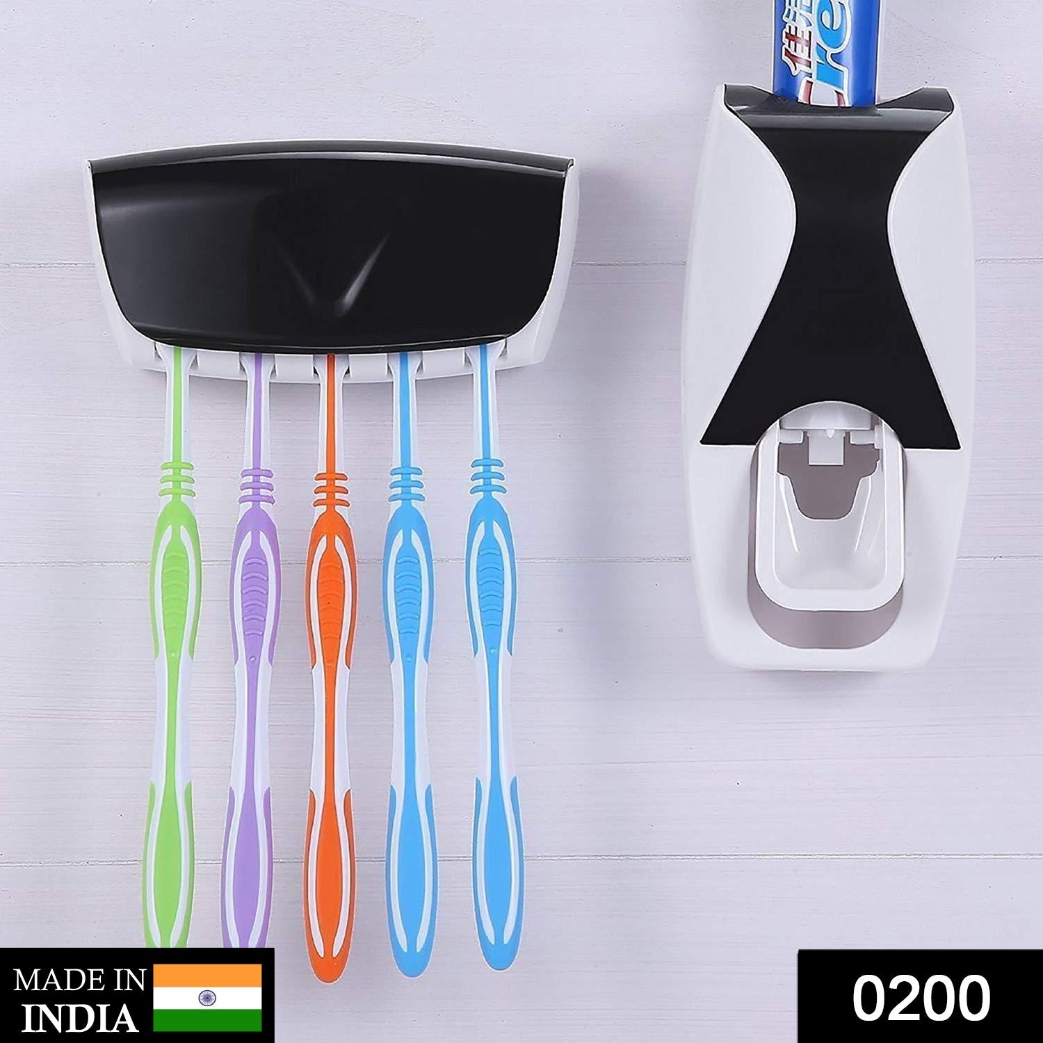 200 Toothpaste Dispenser & Tooth Brush with Toothbrush DeoDap