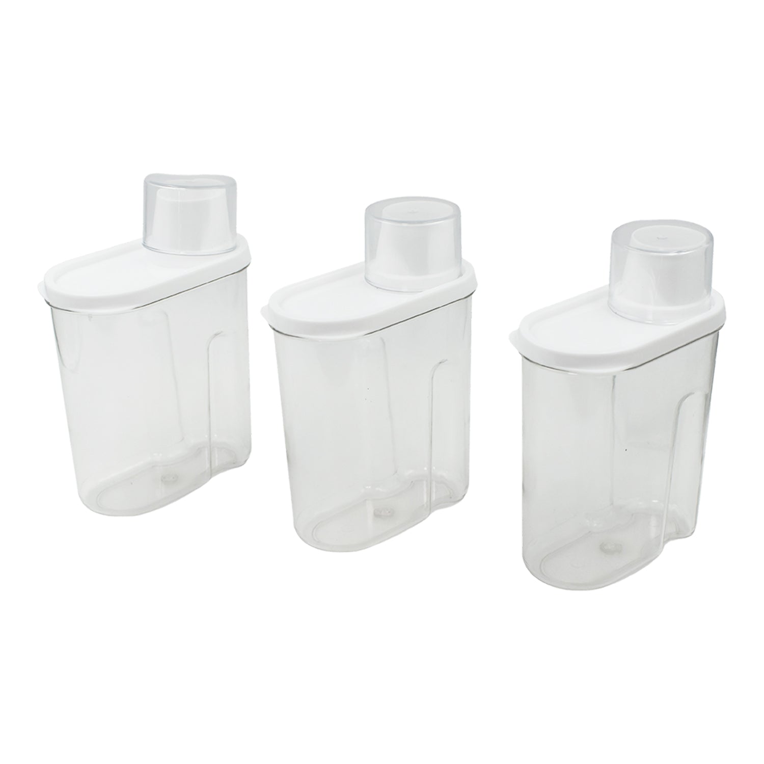 2760 3 Pc Cereal Dispenser 750 ML For Storing And Serving Of Cereal And All Stuffs. DeoDap