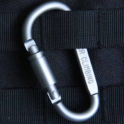 0440 Camping Equipment Aluminum Carabiner Hunting Survival Kit Lock Mountain Travel Accessories ( 1 pc ) DeoDap