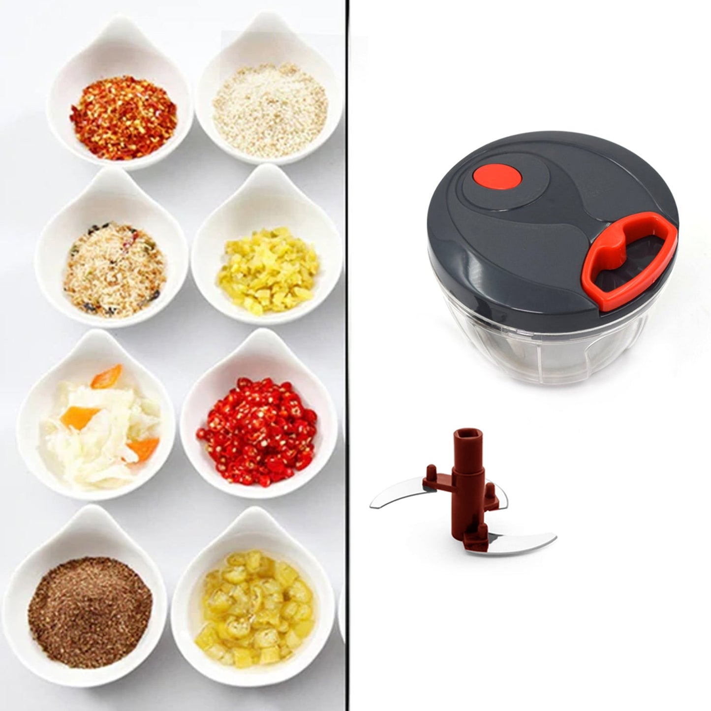 0080 A Atm Chopper 450 ML used for chopping and cutting of various fruits and vegetables in all kinds f household kitchen purposes and all. DeoDap