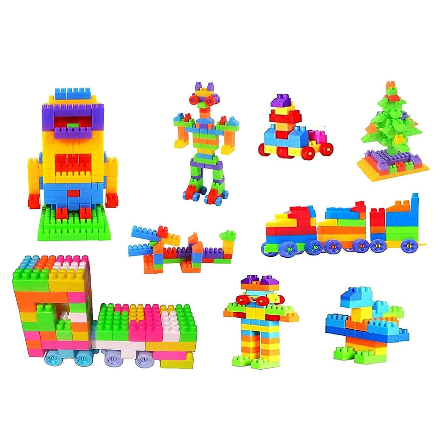 3915 200 Pc Train Blocks Toy used in all kinds of household and official places specially for kids and children for their playing and enjoying purposes. DeoDap