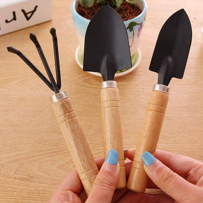 0541 Small sized Hand Cultivator, Small Trowel, Garden Fork (Set of 3) DeoDap