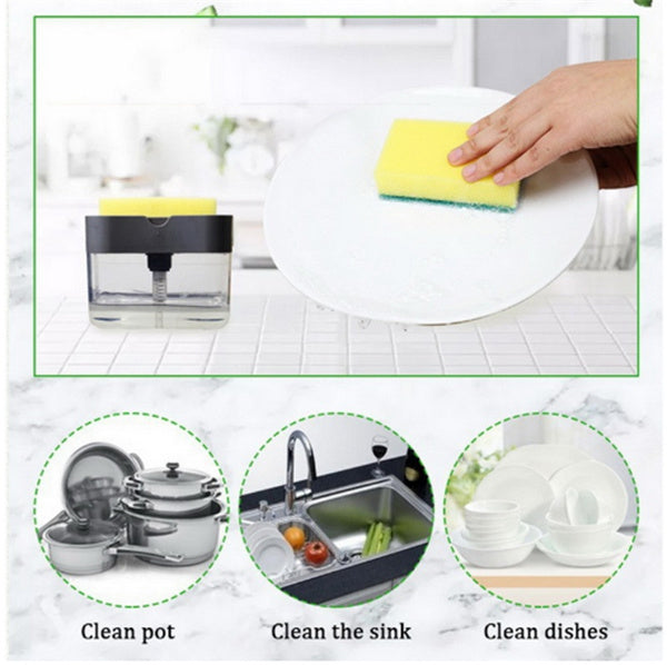 6277 2 in 1 Soap Pump Dispenser for Dishwasher Liquid DeoDap