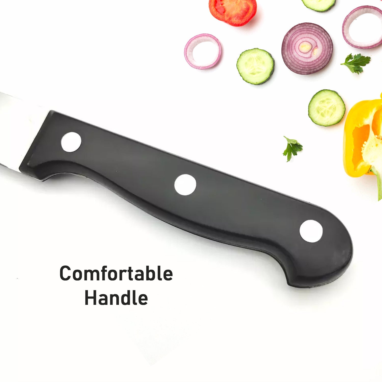 7095 Chopping Knife 23 Inch Stainless Steel Kitchen Knife for Home and Restaurant Use DeoDap