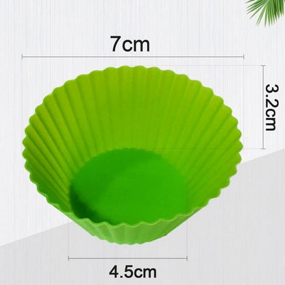 0797A Silicone cupcake Shaped Baking Mold Fondant Cake Tool Chocolate Candy Cookies Pastry Soap Moulds DeoDap