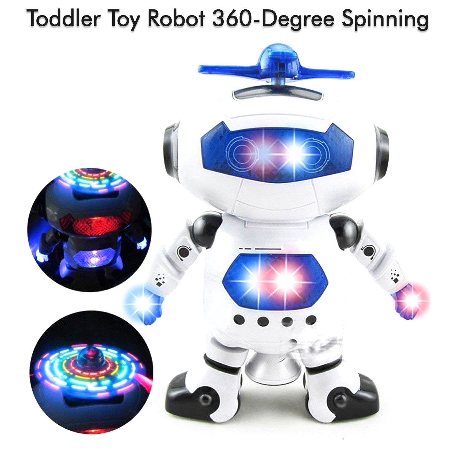 4462 ﻿Dancing Robot with 3D Lights and Music. DeoDap