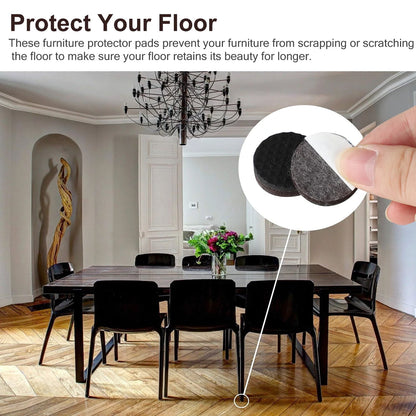 9030A FURNITURE PAD ROUND  FELT PADS FLOOR PROTECTOR PAD FOR HOME & ALL FURNITURE USE DeoDap