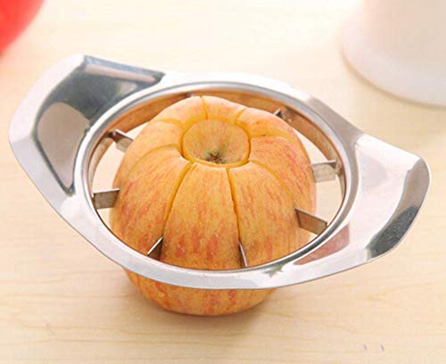 2140 Stainless Steel Apple Cutter/Slicer with 8 Blades and Handle DeoDap