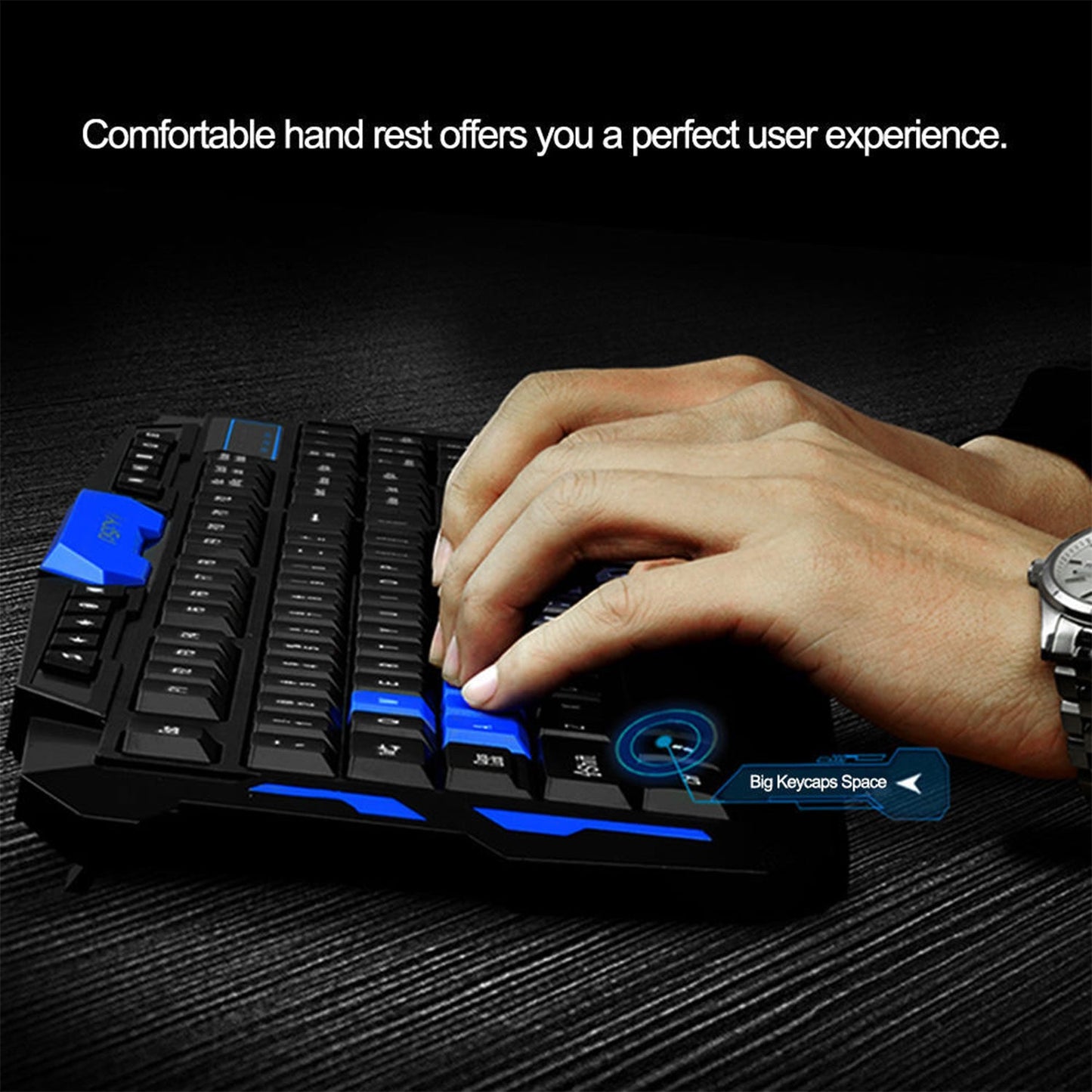 6158 Wireless Keyboard M Set used by gamers for playing heavy games perfectly without any problem and all. DeoDap