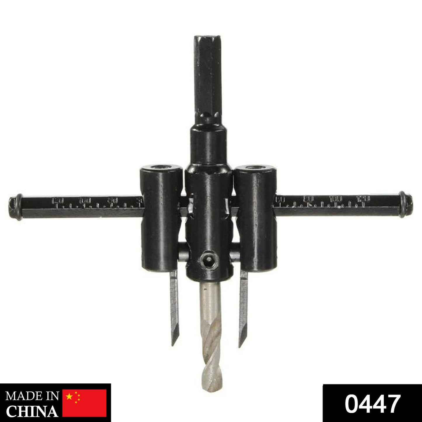 447 Adjustable Circle Hole Saw Drill Bit Cutter DeoDap