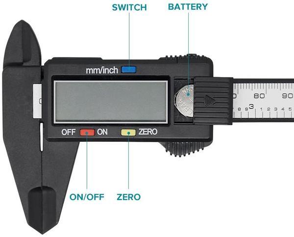 450 LCD Screen Digital Caliper (6 inch) DeoDap