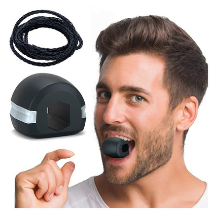 6101V Cn Blk Jaw Exerciser Used To Gain Sharp And Chiselled Jawline Easily And Fast. DeoDap