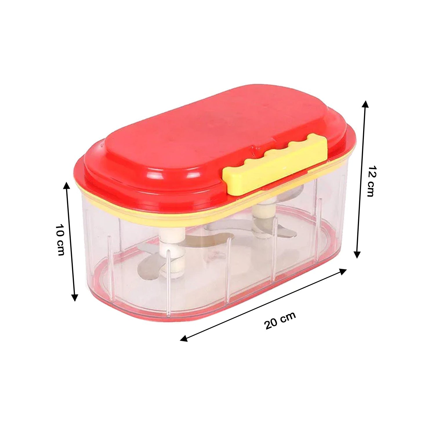 0071 Plastic Vegetable Chopper  (1000 ml) Your Brand