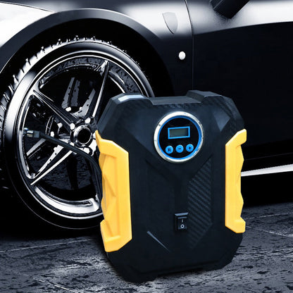 1618 Portable Electric Car Air Compressor Pump for Car and Bike Tyre DeoDap