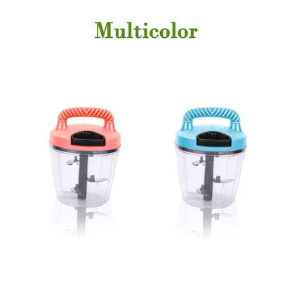 2714 2 in 1 Handy Chopper 1000 ML used widely in all kinds of household kitchen purposes for cutting and chopping of types of vegetables and fruits etc. DeoDap