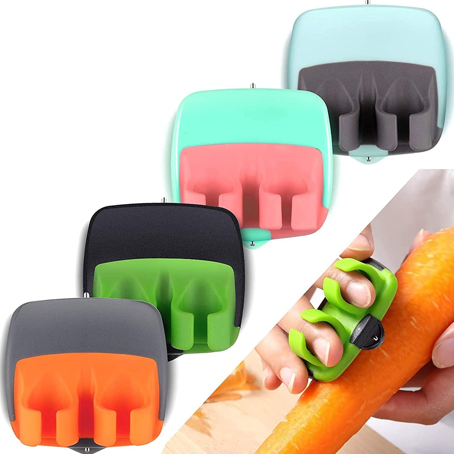 2262 Hand Palm Peeler Fruit Hand Vegetable Peeler Potato with Rubber Finger Grip Kitchen Cooking Tool Cucumber DeoDap