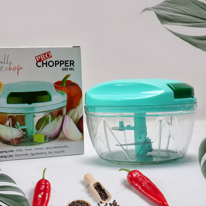 7120 Pro Chopper Manual Hand Chopper For Kitchen Use  ( 1 pcs ) DeoDap