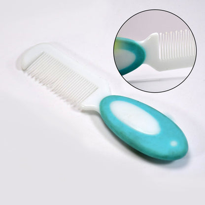 6492 1pc Plastic Rounded Lobes Soft Bristle Baby Soft Hair Brush (Multi-Design) DeoDap