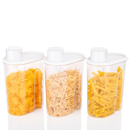 2761 3 Pc Cereal Dispenser 1700 ML For Storing And Serving Of Cereal And All Stuffs. DeoDap