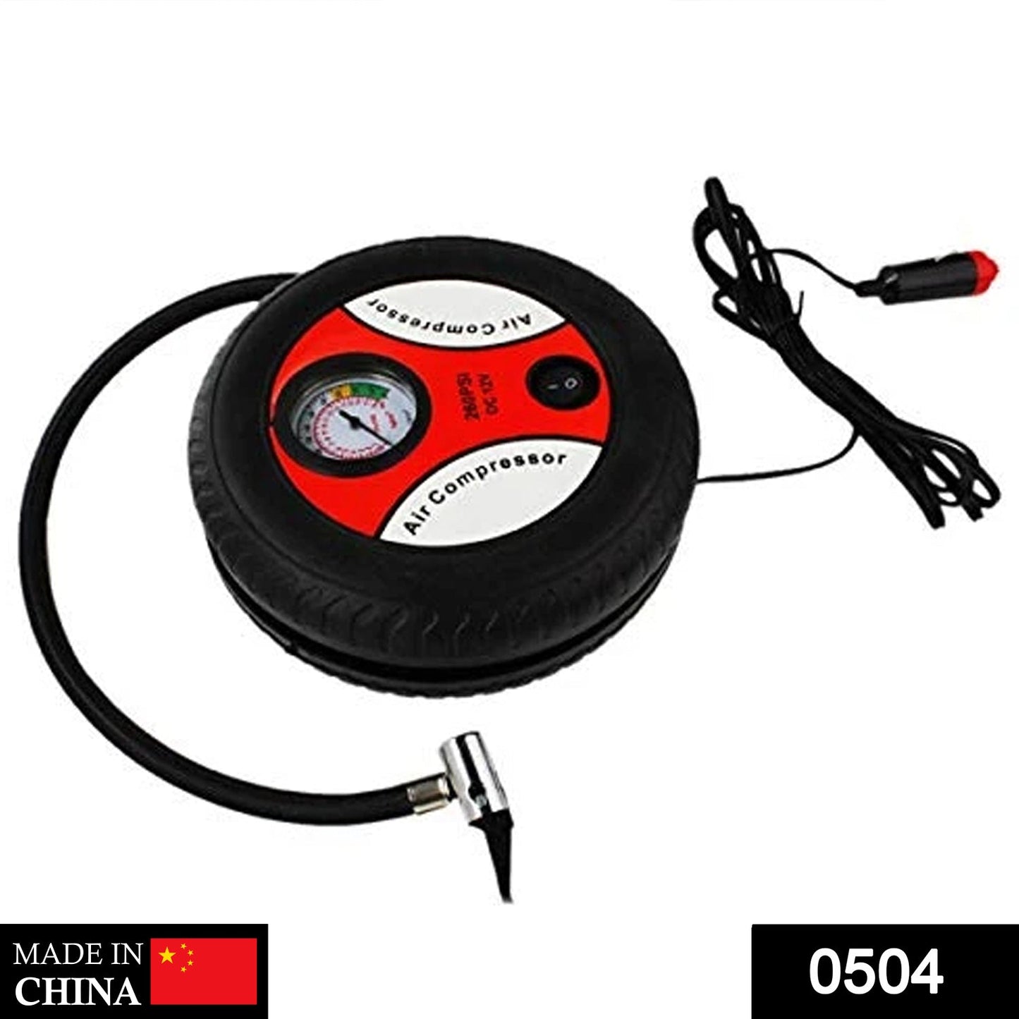 504 Electric DC12V Tire Inflator Compressor Pump Your Brand WITH BZ LOGO