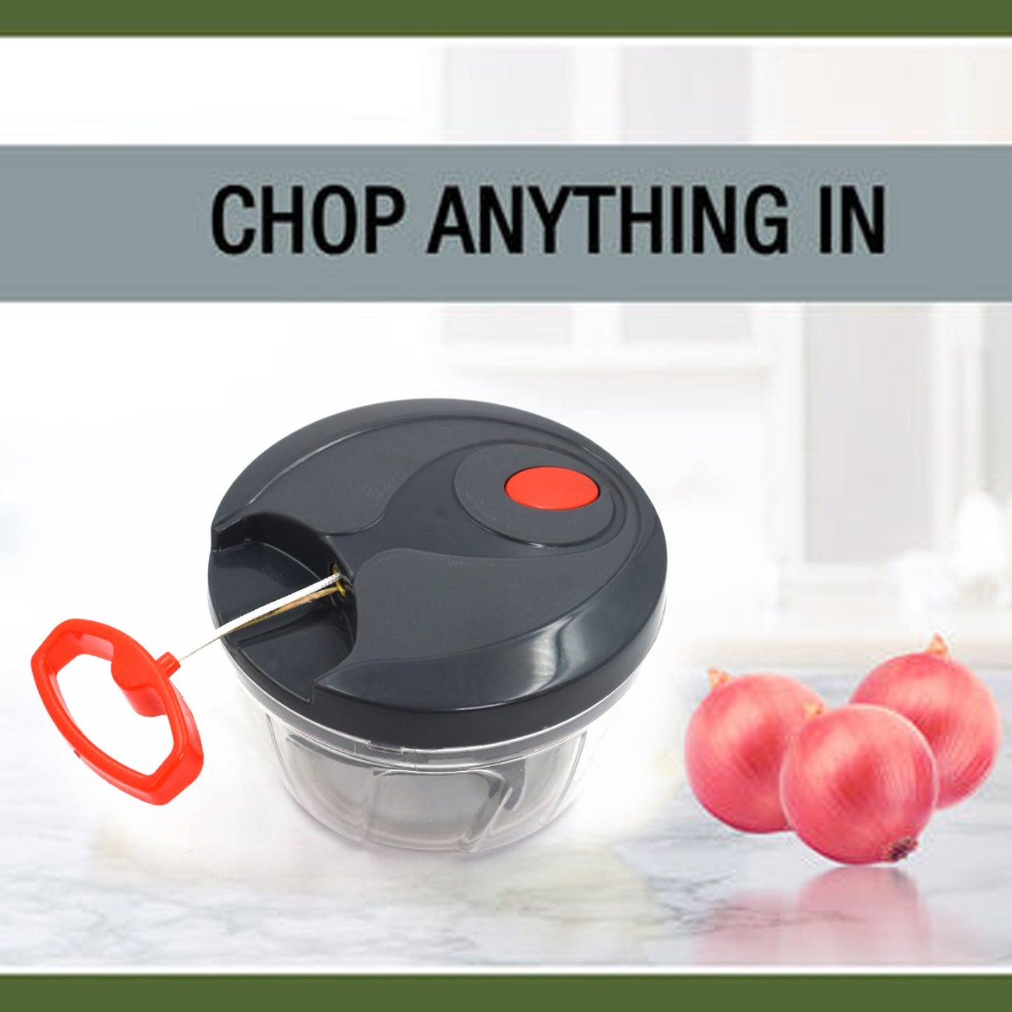 0080 A Atm Chopper 450 ML used for chopping and cutting of various fruits and vegetables in all kinds f household kitchen purposes and all. DeoDap