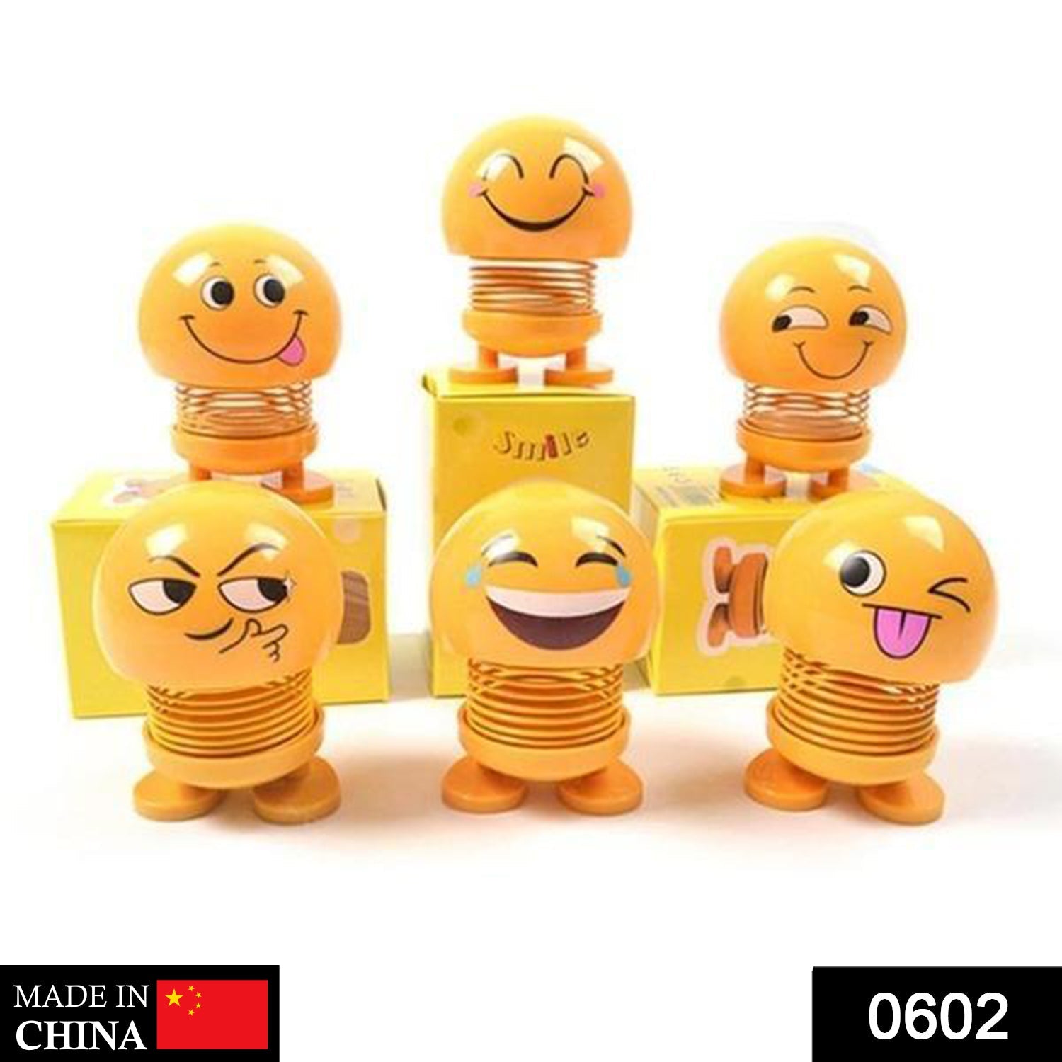 602 Emoticon Figure Smiling Face Spring Doll DeoDap