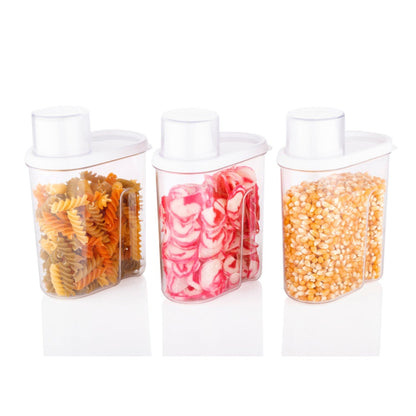 2760 3 Pc Cereal Dispenser 750 ML For Storing And Serving Of Cereal And All Stuffs. DeoDap