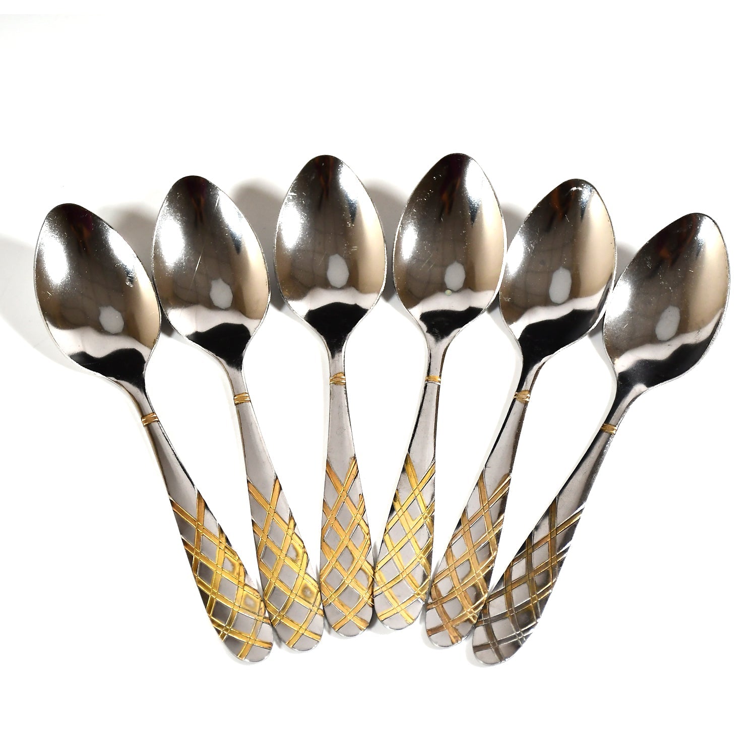 2623 Big Stainless Steel Dinner Spoon/Table Spoon (set of 6pc) DeoDap