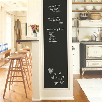 4038 Blackboard Erasable Wall Sticker Chalkboard Sticker Removable Blackboard Wall Stickers Mural for Kids Room DeoDap