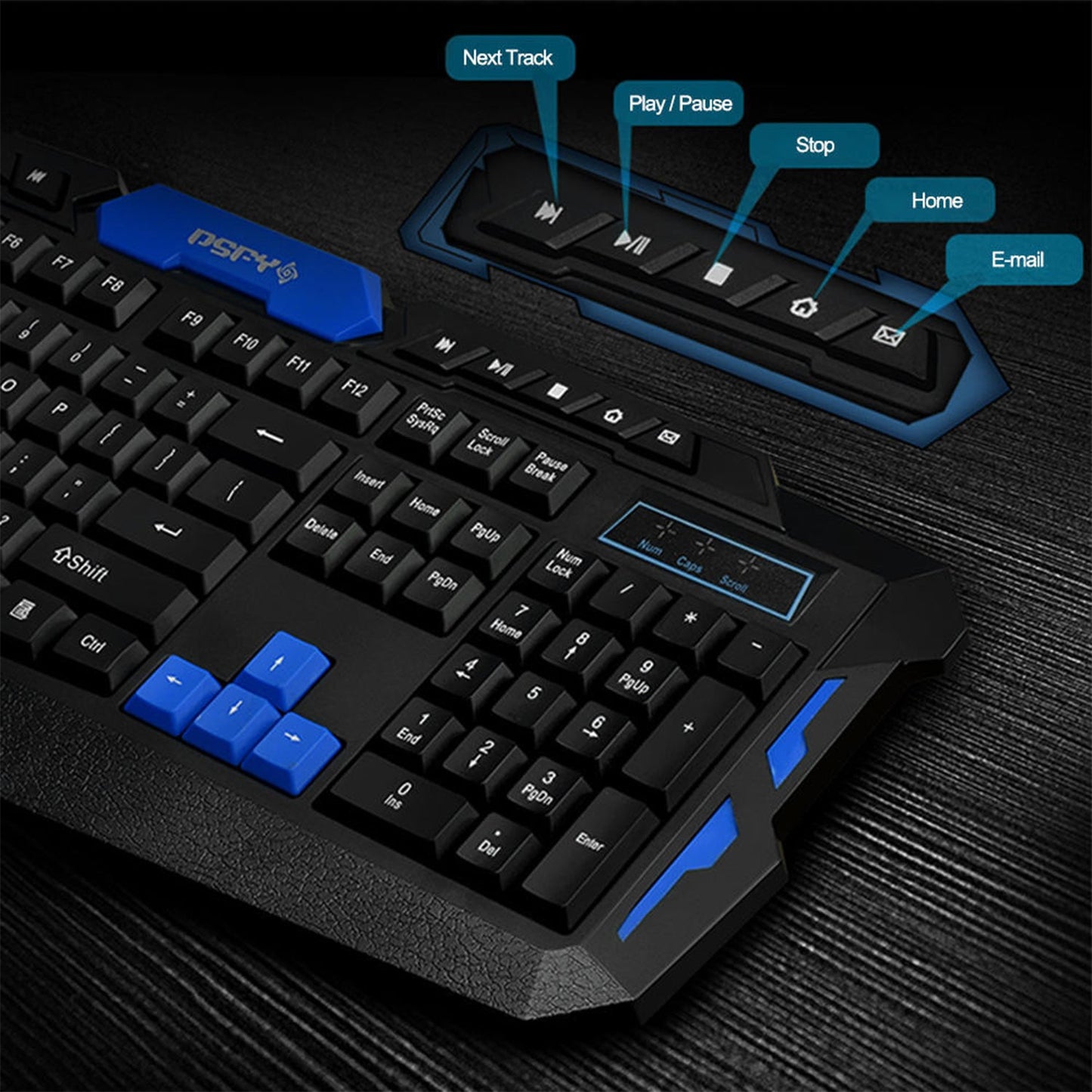 6158 Wireless Keyboard M Set used by gamers for playing heavy games perfectly without any problem and all. DeoDap