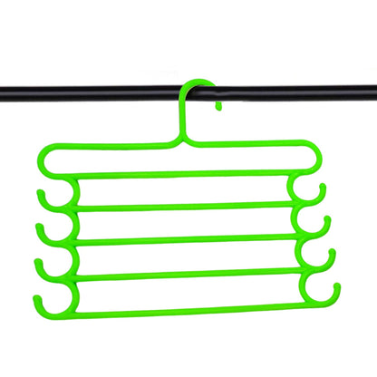 0221 5 Layer Plastic Hanger (muticolor 1pc) DeoDap