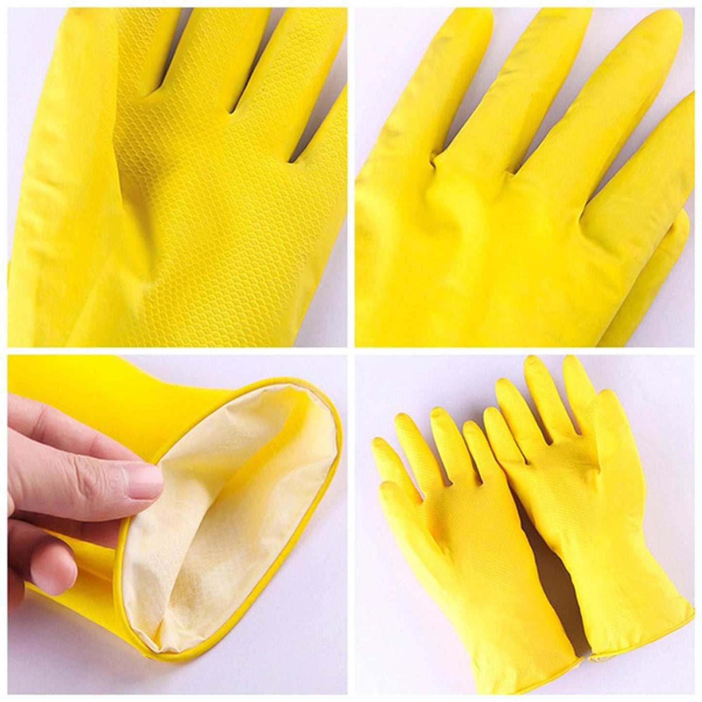 0680 Multipurpose Rubber Reusable Cleaning Gloves DeoDap