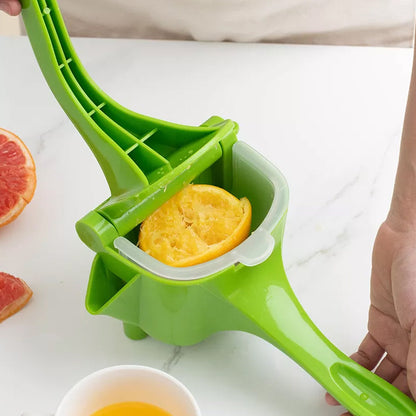 2337A Manual Plastic Fruit Juicer, Hand Press Lemon Squeezer Hand Juicer Citrus Press Juicer Fruit Extractor Tool for Orange, Limes, Lemon ( Brown Box ) DeoDap