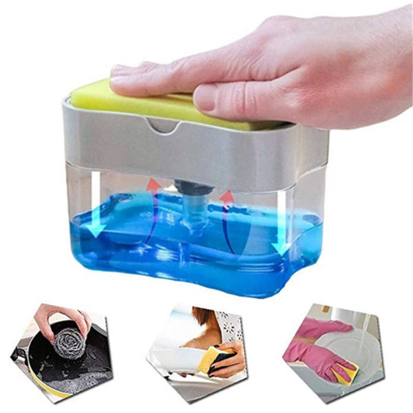 6277 2 in 1 Soap Pump Dispenser for Dishwasher Liquid DeoDap