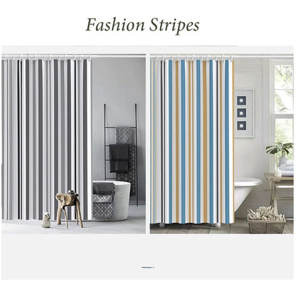 6730 Bright Vertical Stripes in The Shower Curtain (150x200cm) DeoDap