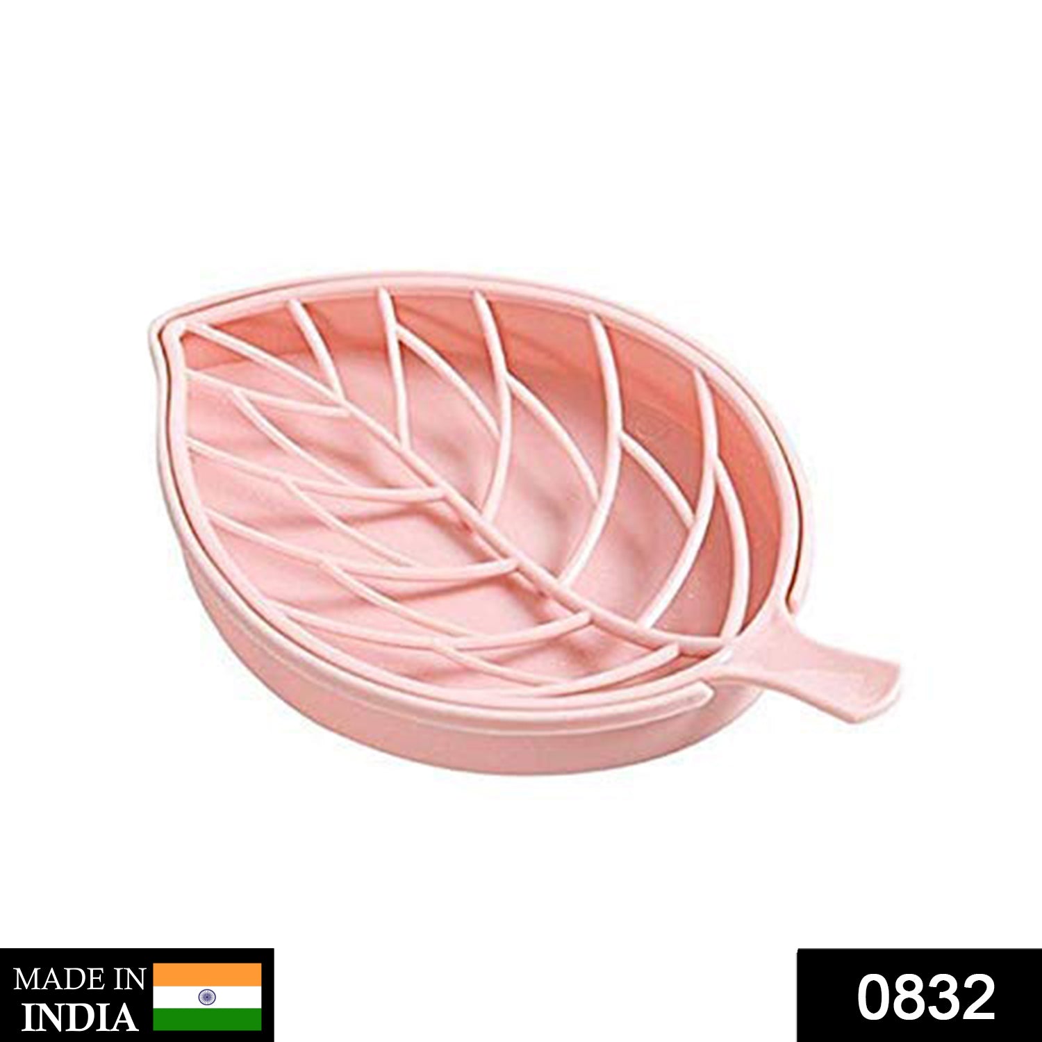 0832 Leaf Shape Dish Bathroom Soap Holder DeoDap