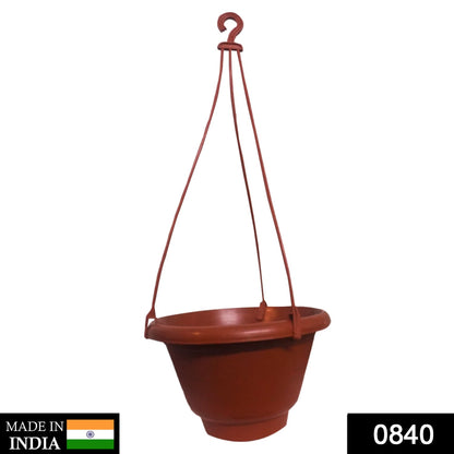 0840 Hanging Flower Pot with Hanging Roap DeoDap