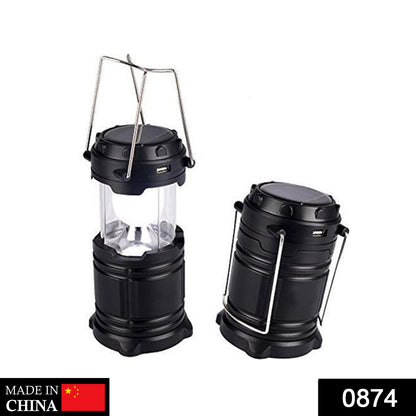 874 Rechargeable Camping Lantern LED Solar Emergency Light Bulb DeoDap