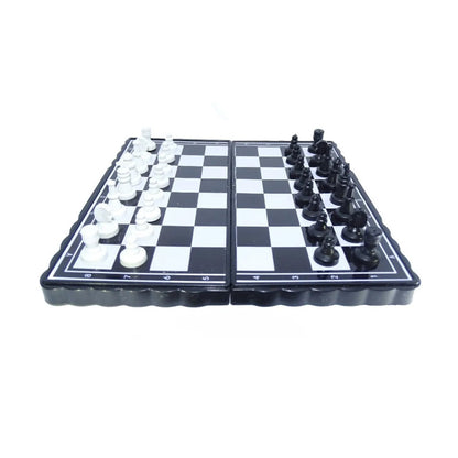 4661 Chess Board 5"x5" Magnetic Chessboard Game Set with Folding Travel Portable Case Travel Chessgame Premium Classic Black & Ivory Color Pieces Prefect Gift for Kids and Adults |1 Pcs| DeoDap