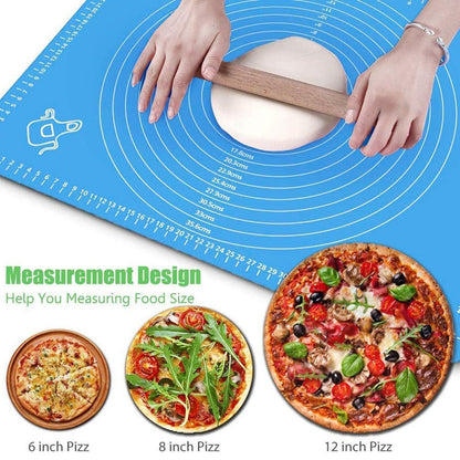 2585 Rolling Mat Silicone Baking Mat Fondant Mat Sheet Chapati DeoDap