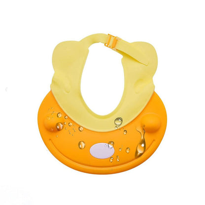 6641 Silicone Baby Shower Cap Bathing Baby Wash Hair Eye Ear Protector Hat for New Born Infants babies Baby Bath Cap Shower Protection For Eyes And Ear. DeoDap