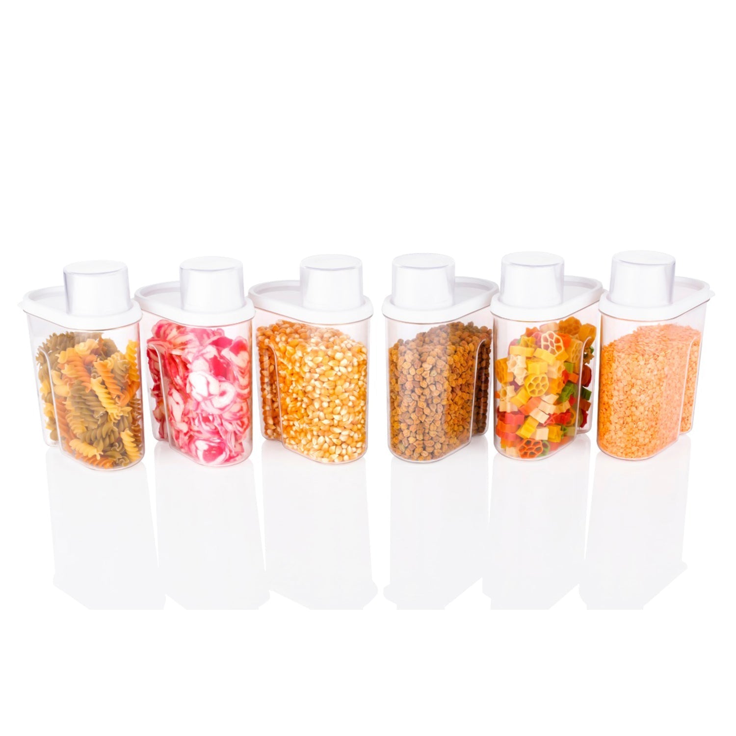 2760 3 Pc Cereal Dispenser 750 ML For Storing And Serving Of Cereal And All Stuffs. DeoDap