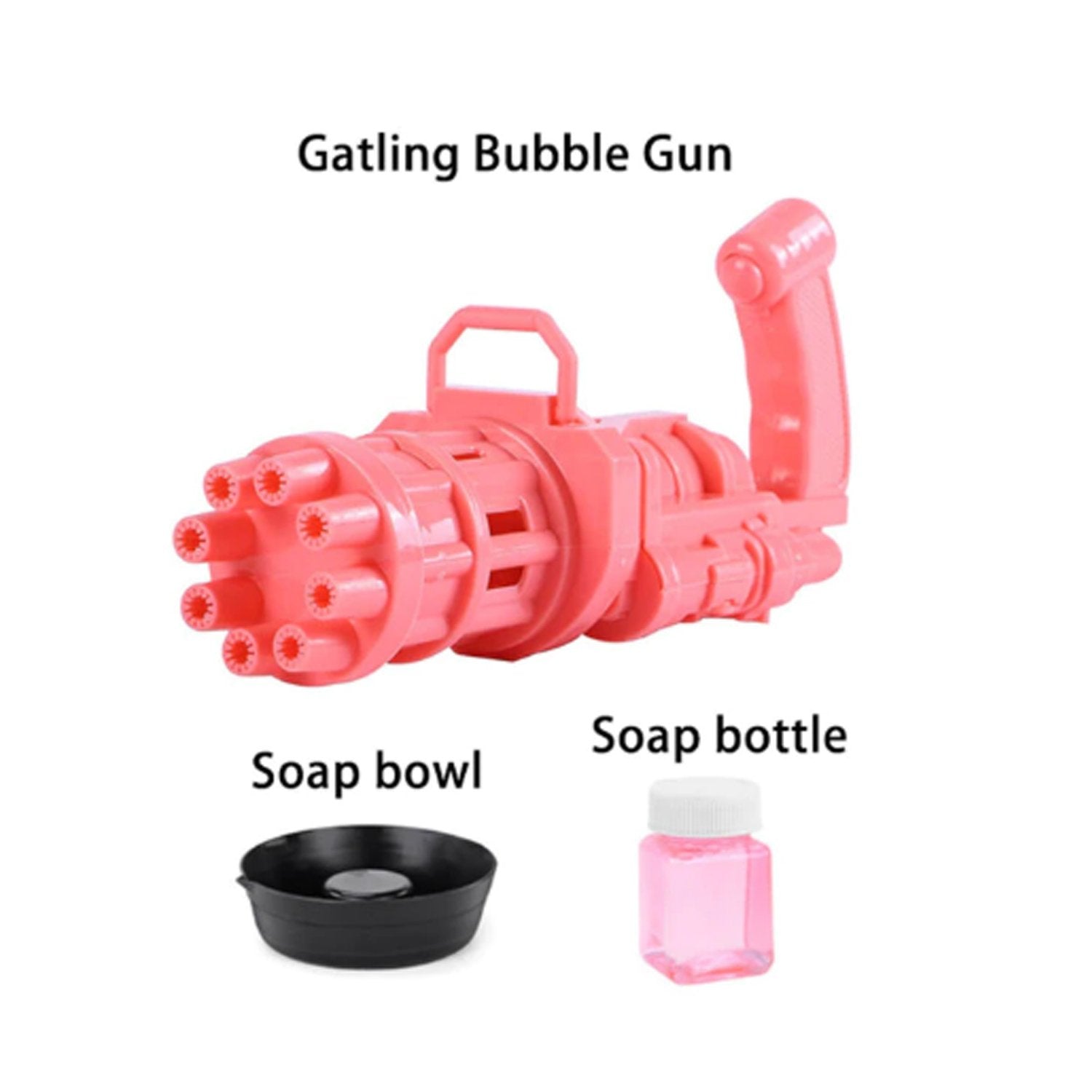 8028A Gatling Bubble Gun and launcher Used for making and producing bubbles, especially for kids. DeoDap