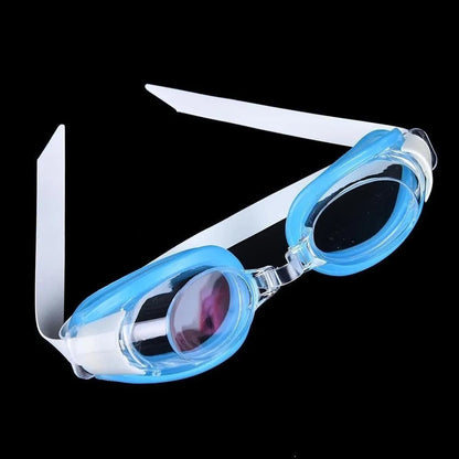 0399 Swimming Goggles  With Ear And Nose Plug Adjustable Clear Vision Anti-Fog Waterproof DeoDap