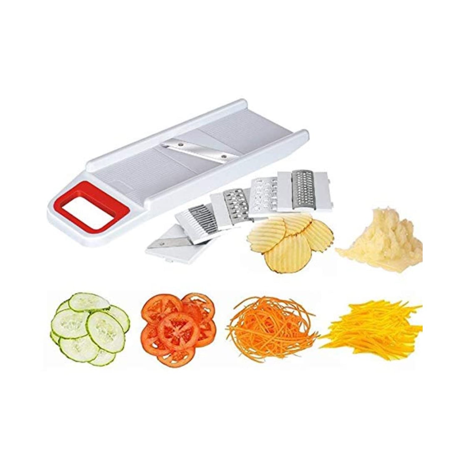 0141B  6in1 Slicer Multi Purpose Vegetable Slicer Grater For Kitchen Use DeoDap